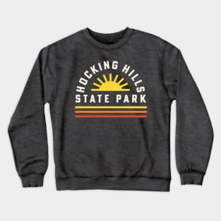 Hocking Hills State Park Ohio Retro Vintage Sunshine Crewneck Sweatshirt